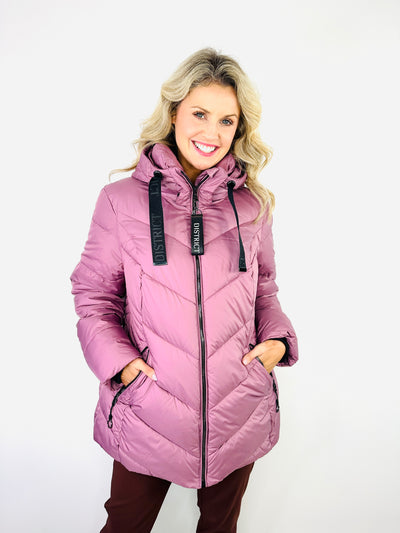 Val Thorens Cool Pink Puffer Jacket