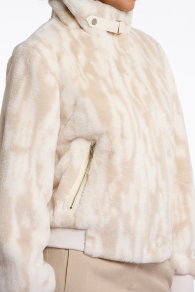 Ambra Short Fake Fur Jacket