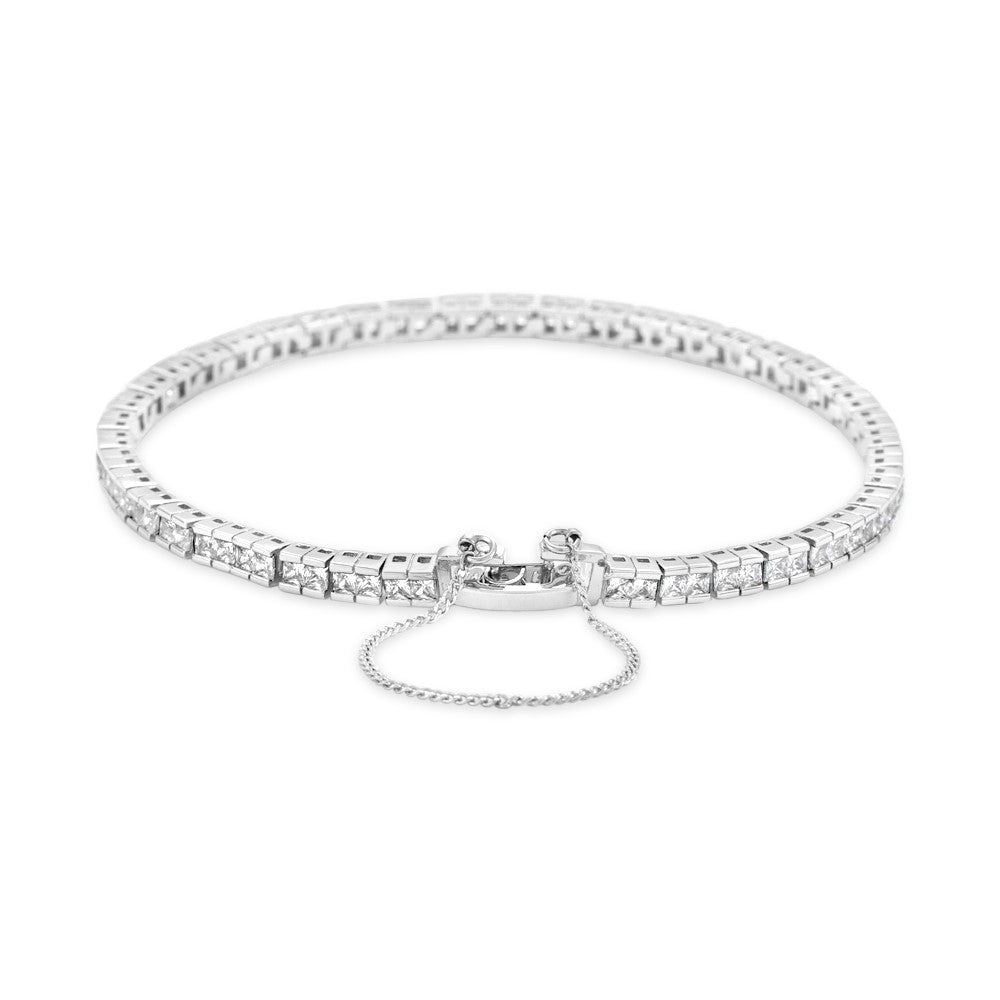 Silver Diamond Bracelet