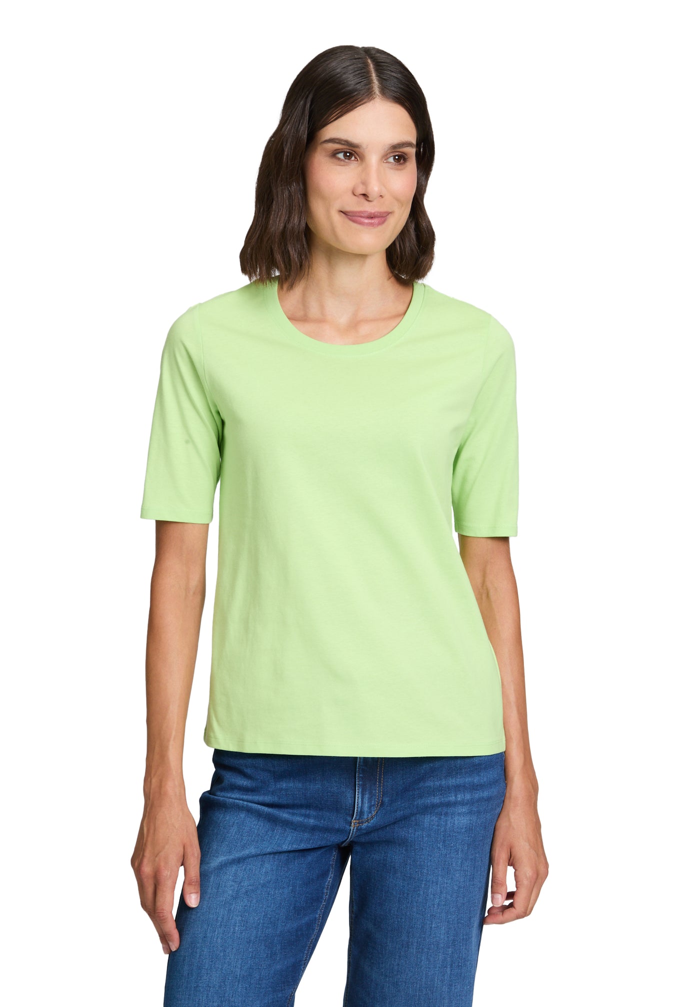 Green T-Shirt with 1/2 Sleeve