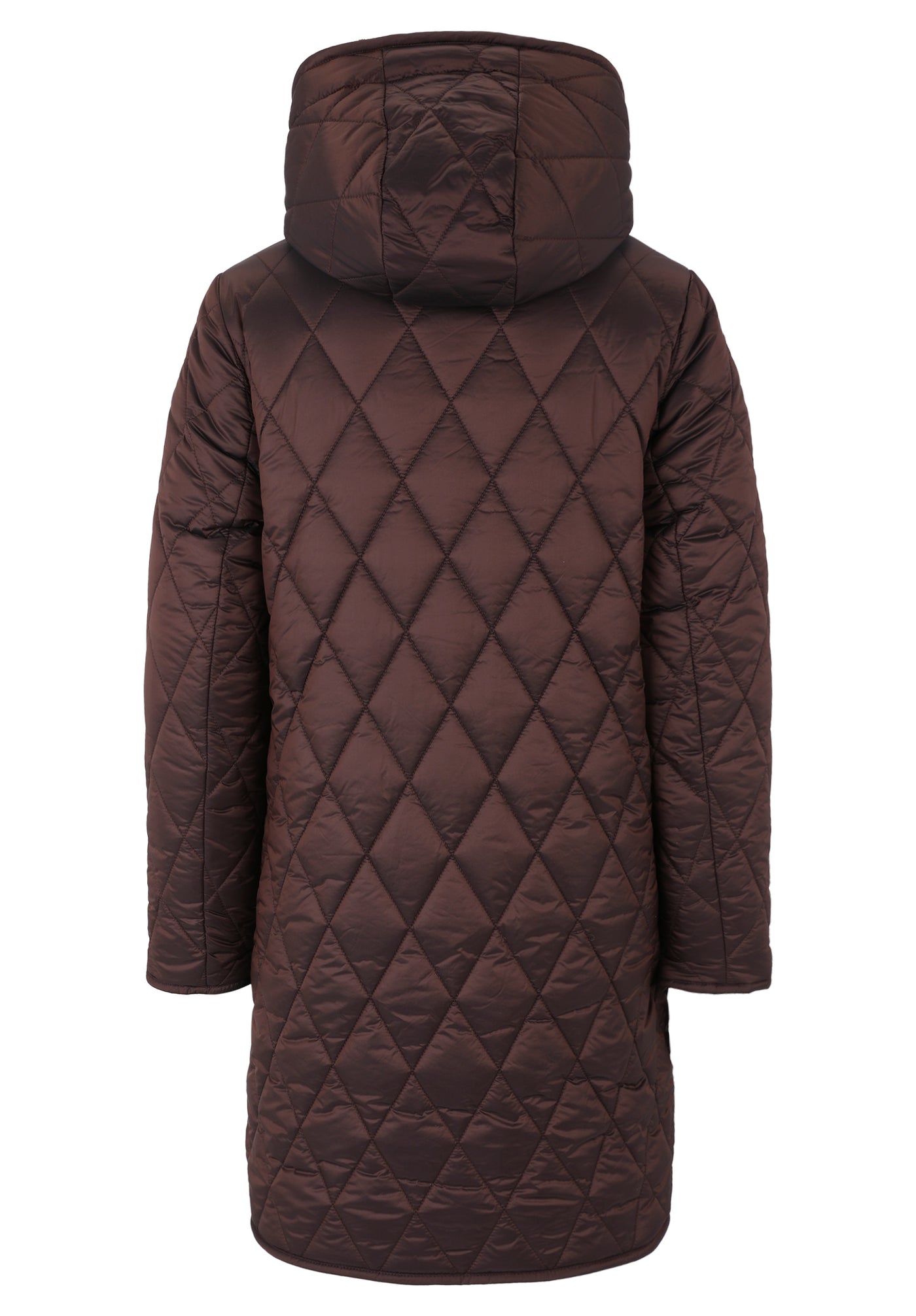 Chocolate Brown Faux Fur Lined Reversable Coat