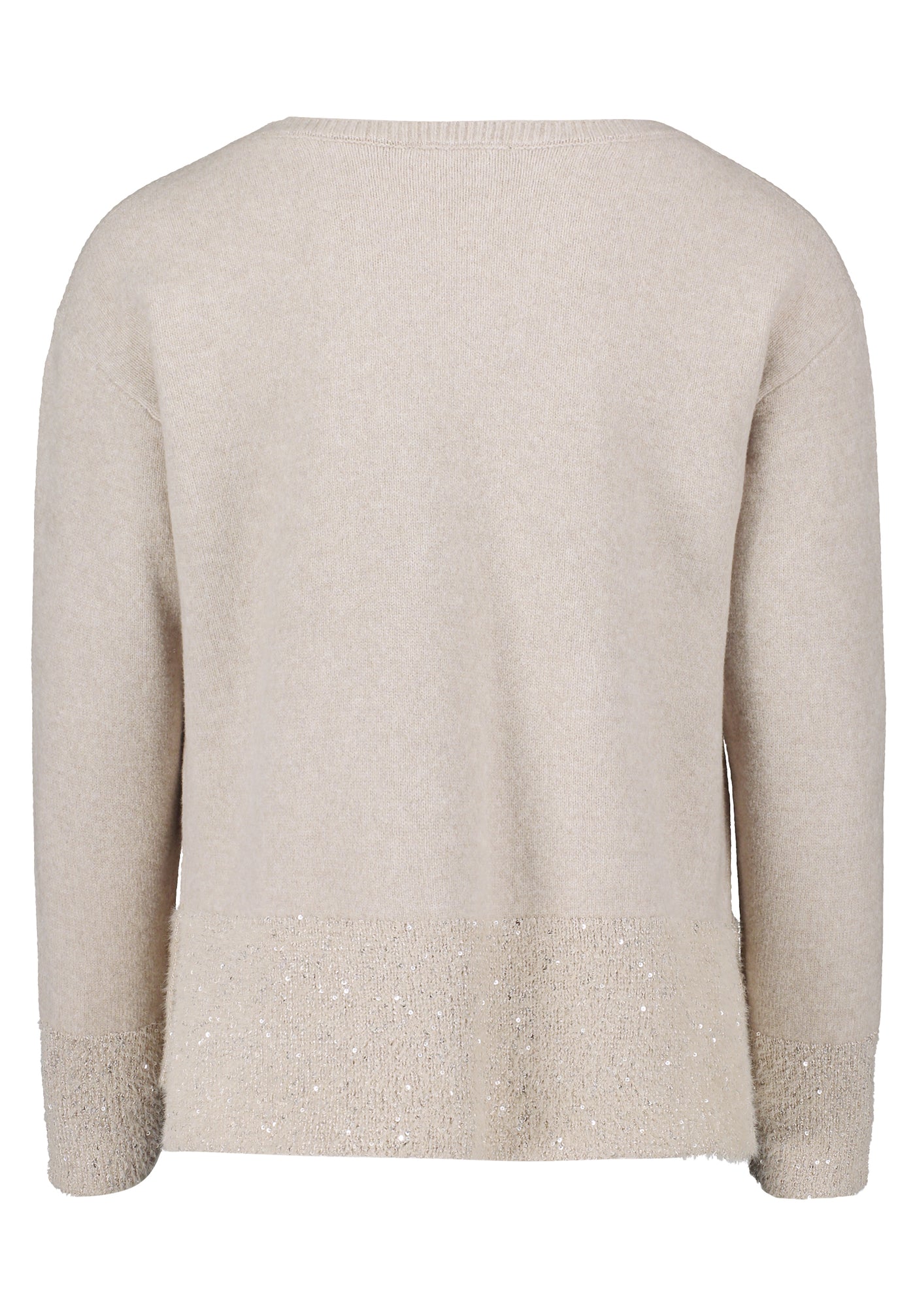 Taupe Jumper with Sequin Embellishment