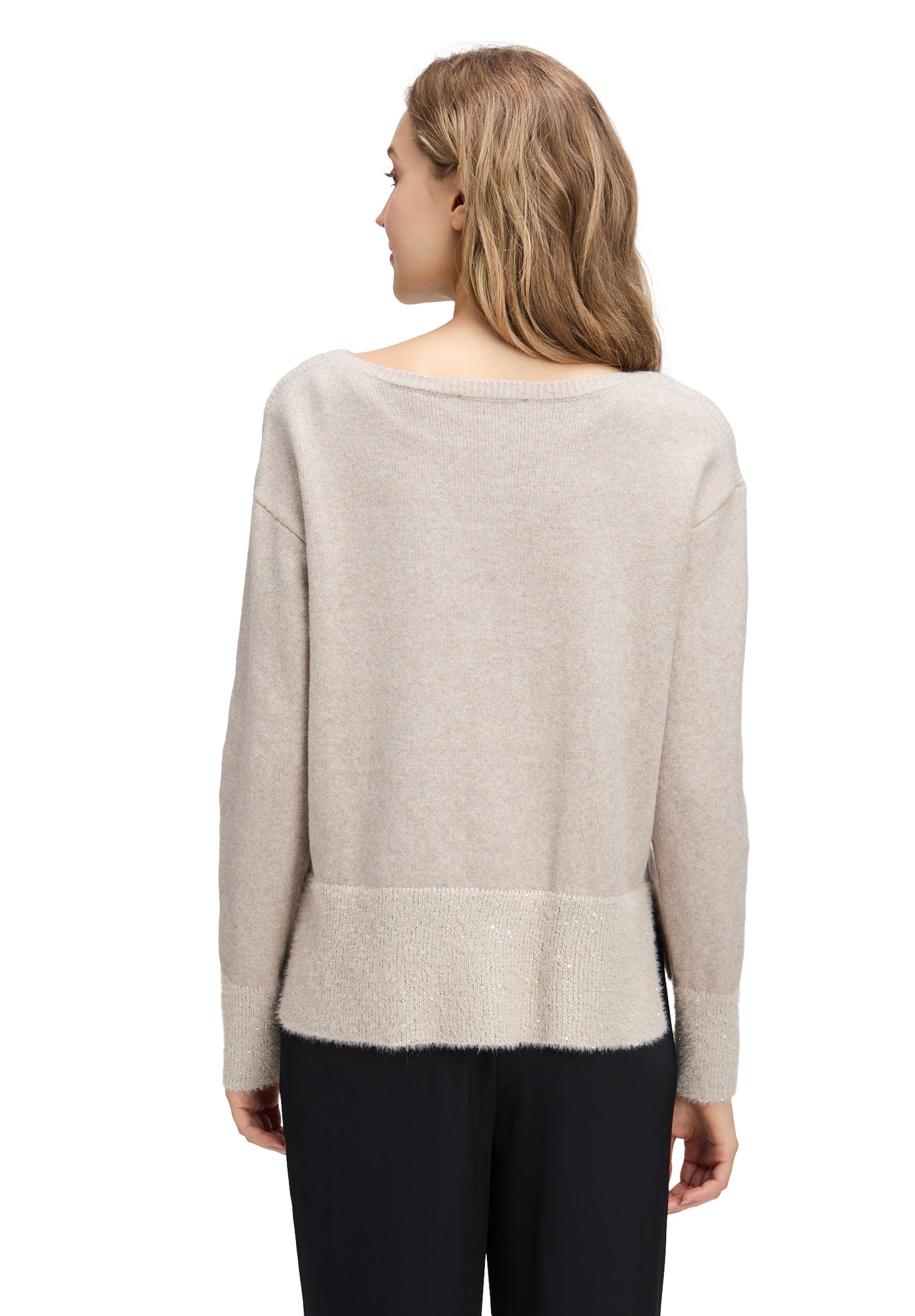 Taupe Jumper with Sequin Embellishment