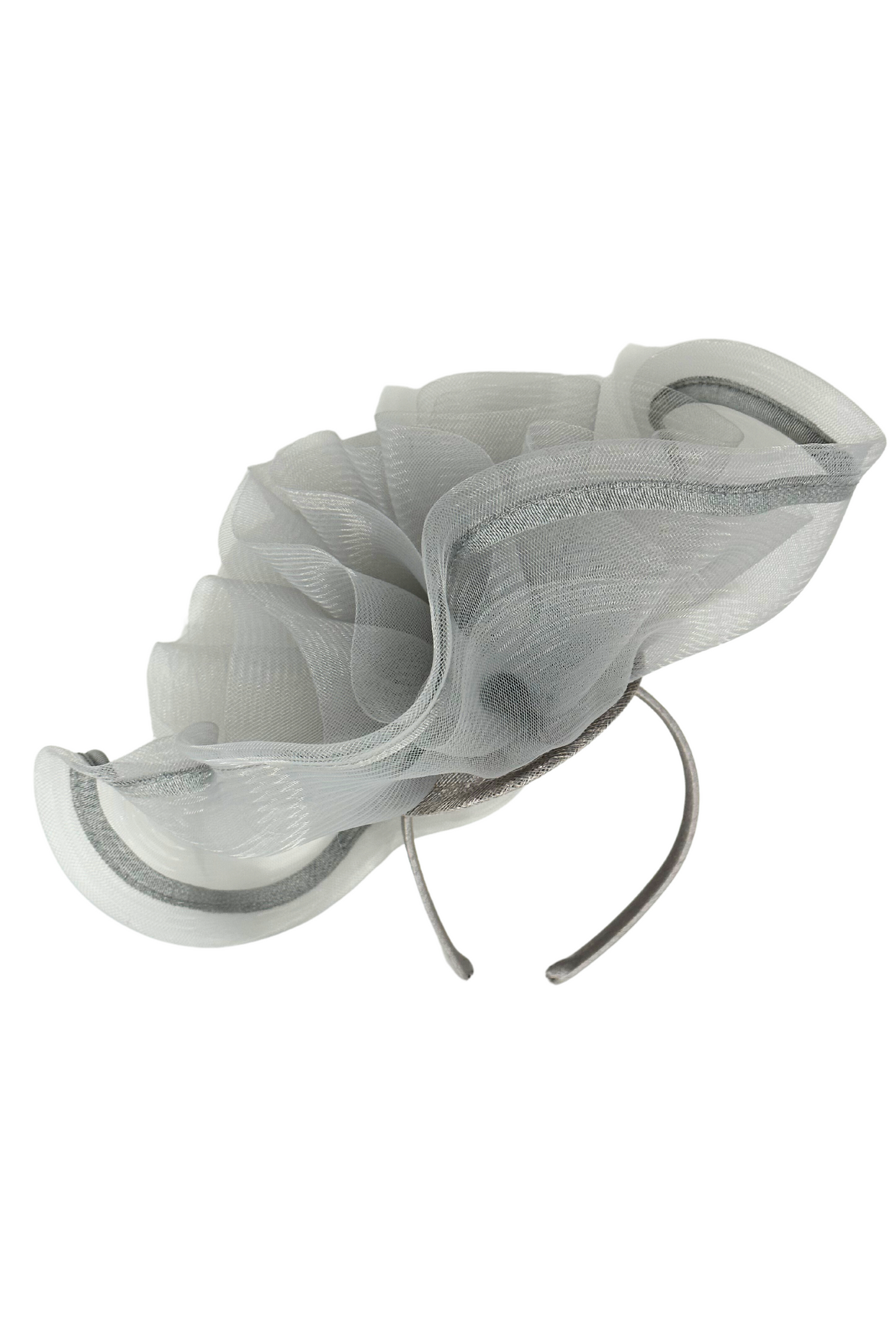 Large Fascinator with Mesh Design