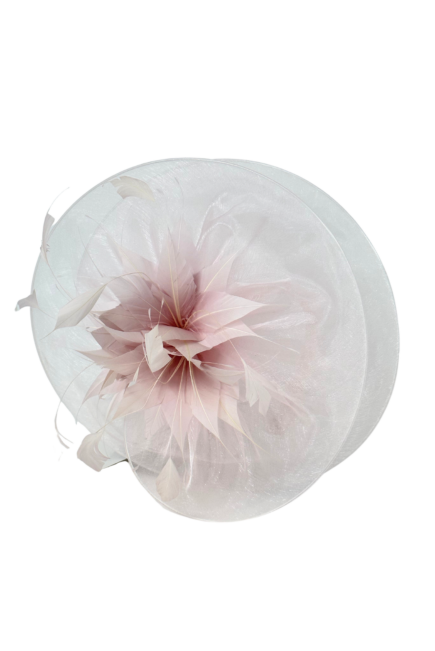 Sorbet Sheer Fascinator with Feathers