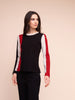Colour-Blocked Crew Neck Jumper