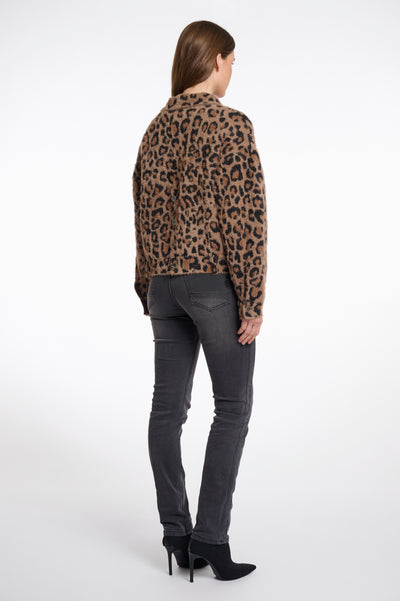 Bubbly Leopard Boxy Jacket