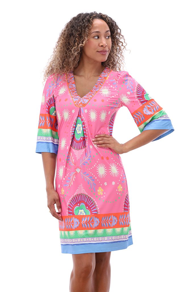 white christmas dresses K Design Pink Button Maxi Dress – Ruby Nu Boutique main image 1