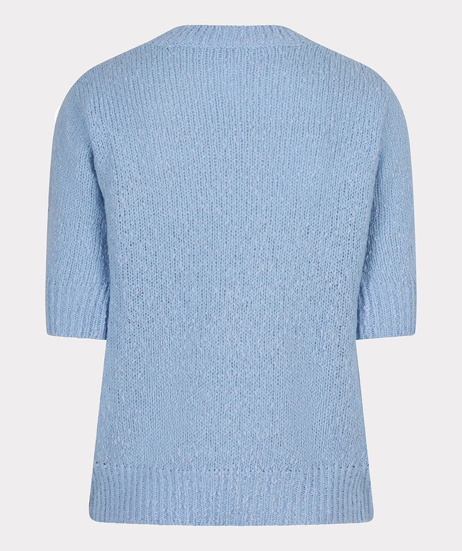 Sky Blue Sweater with Sequins