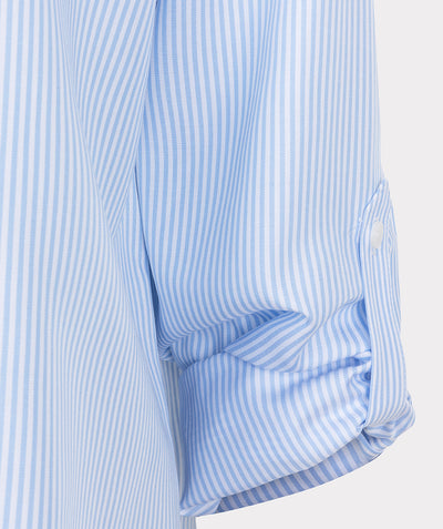 Oversized Blouse with Stripe Detail