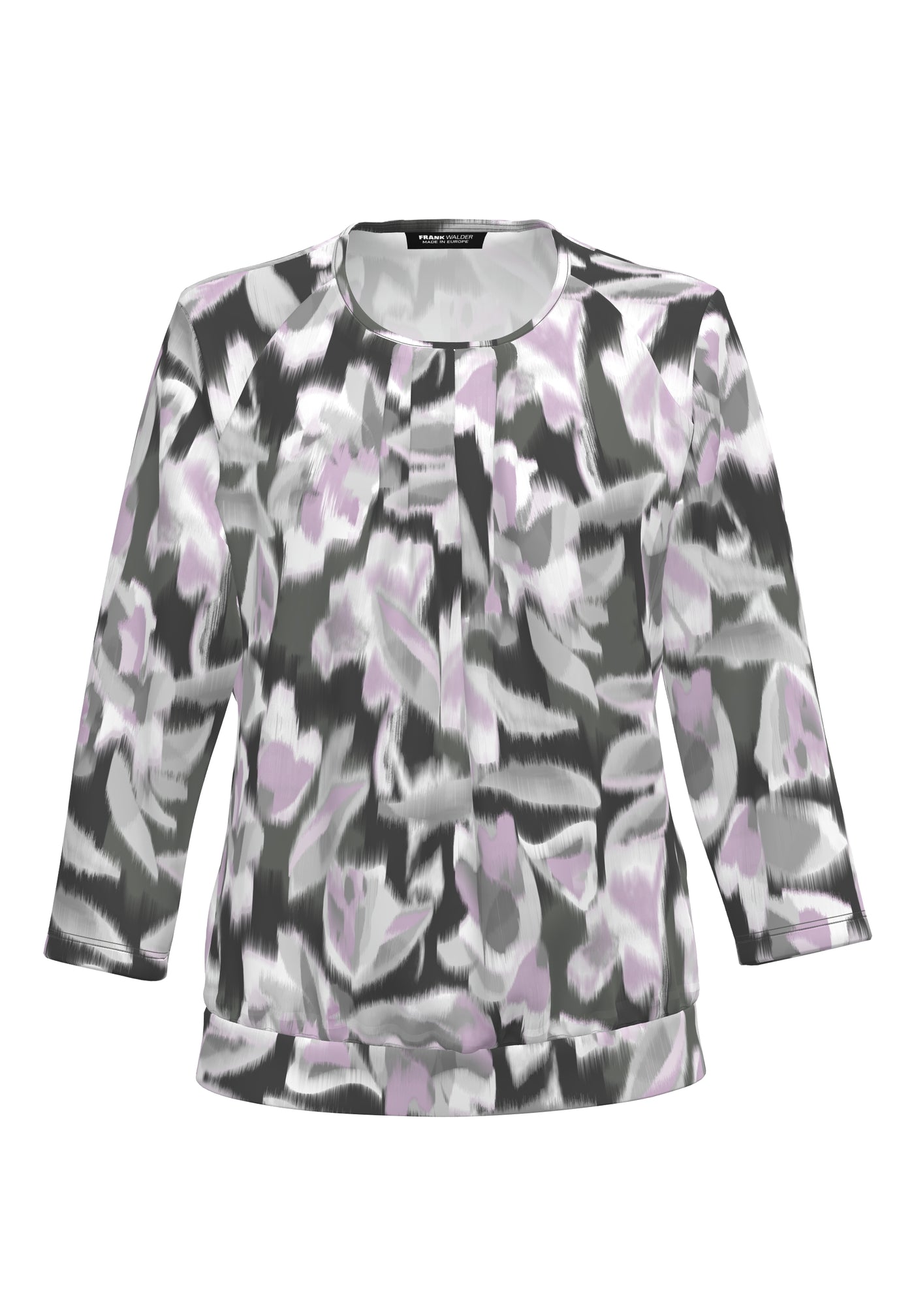 Lilac/Grey Top With Elastcated Band