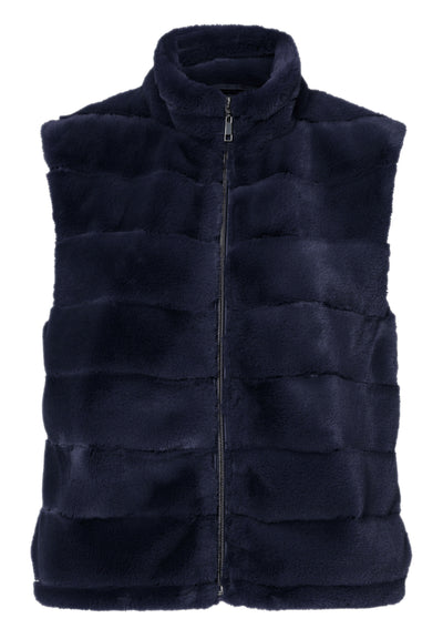 Ink Faux Fur Gilet