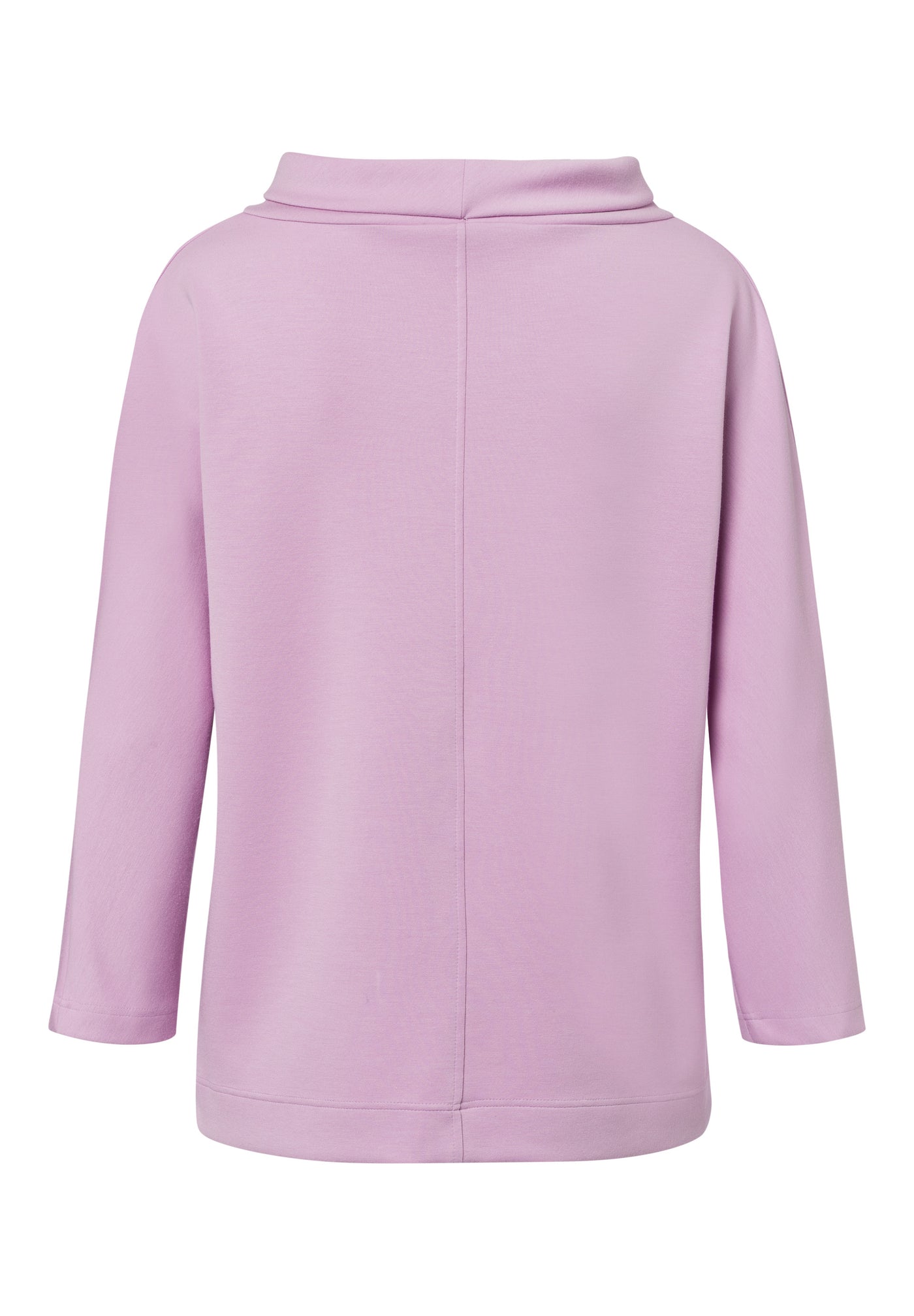 Soft Purple Top With Cowl Neck