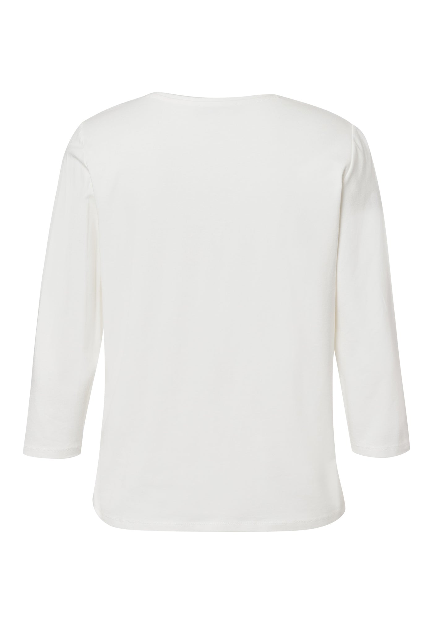 Cream Top with Midnight Blue Detail