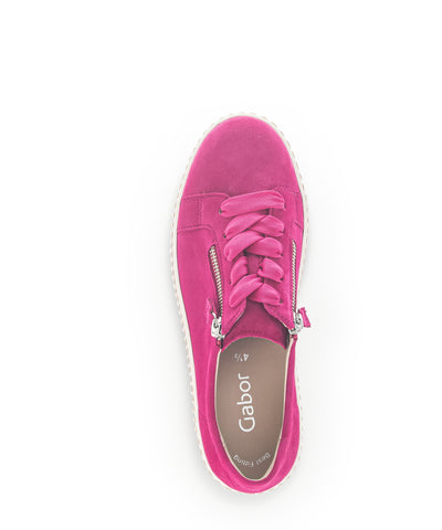 Fuchsia Runner With Side Zip