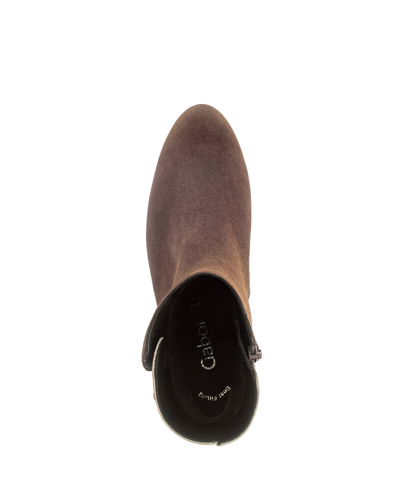 Brown Suede Block Heel with Leopard Detail