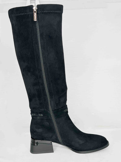 Black Knee High Boots