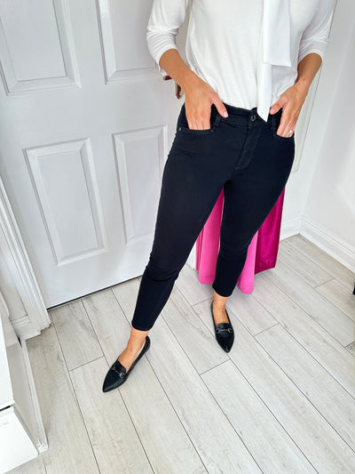 Ink Navy Slim Fit Mid Rise CiCi Jeans