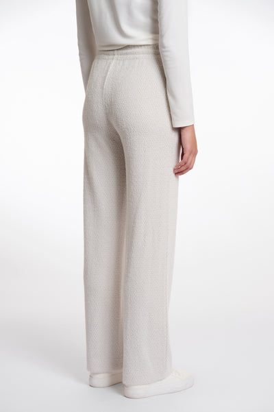Jacqueline Wide Leg Trousers With Tie Strings