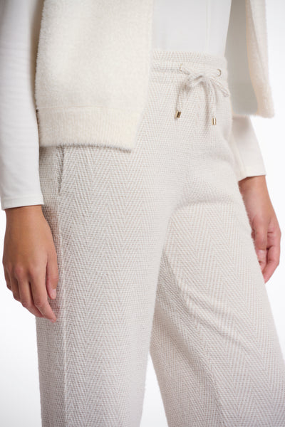 Jacqueline Wide Leg Trousers With Tie Strings