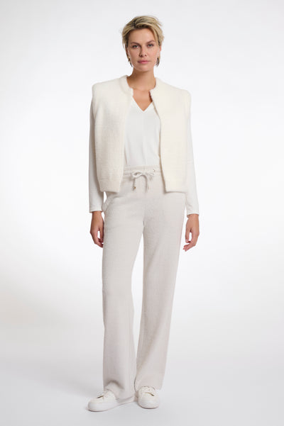 Jacqueline Wide Leg Trousers With Tie Strings