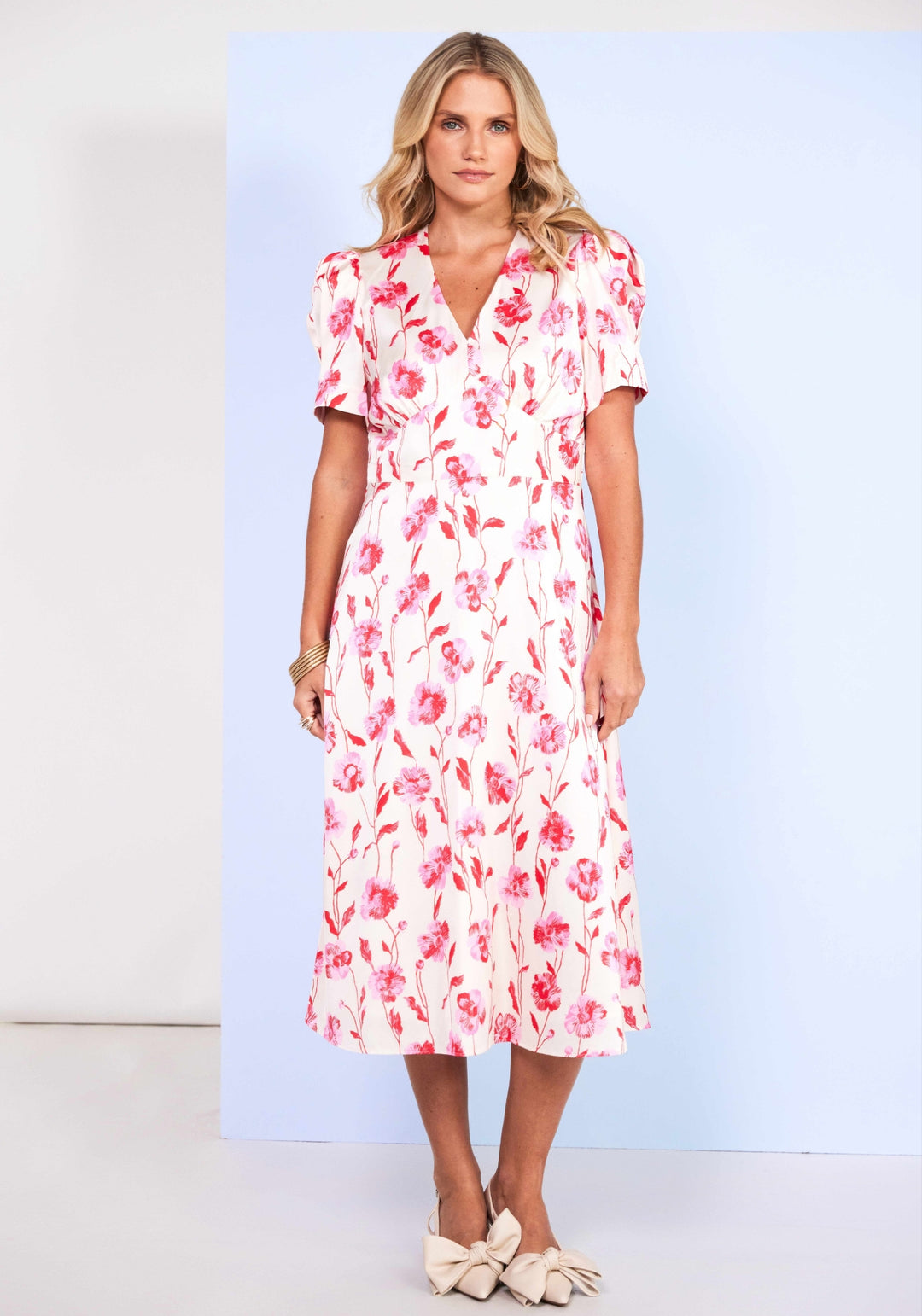 strapless open back dress Kate Cooper Zebra Print Full Dress