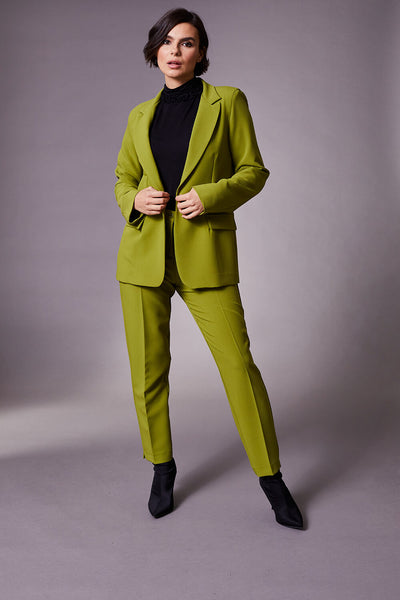Olive Green Trouser Suit