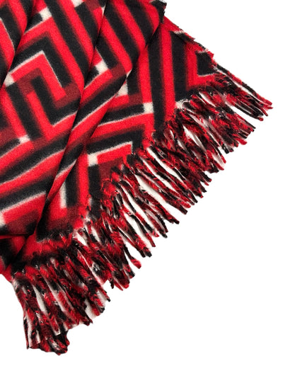 Aztec Print Scarf with Fringe (Various Colours)