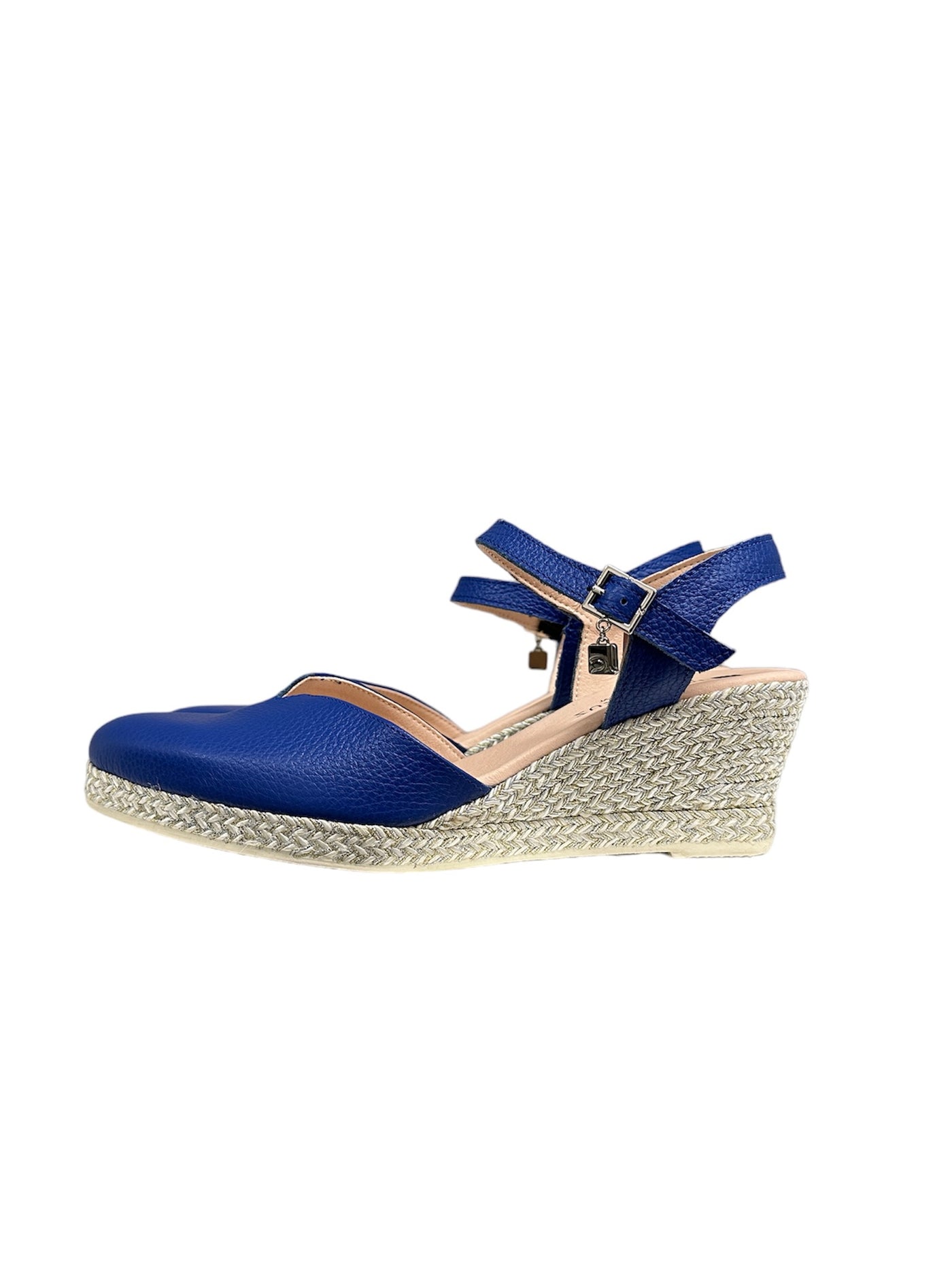 Royal Blue Wedge With Strap