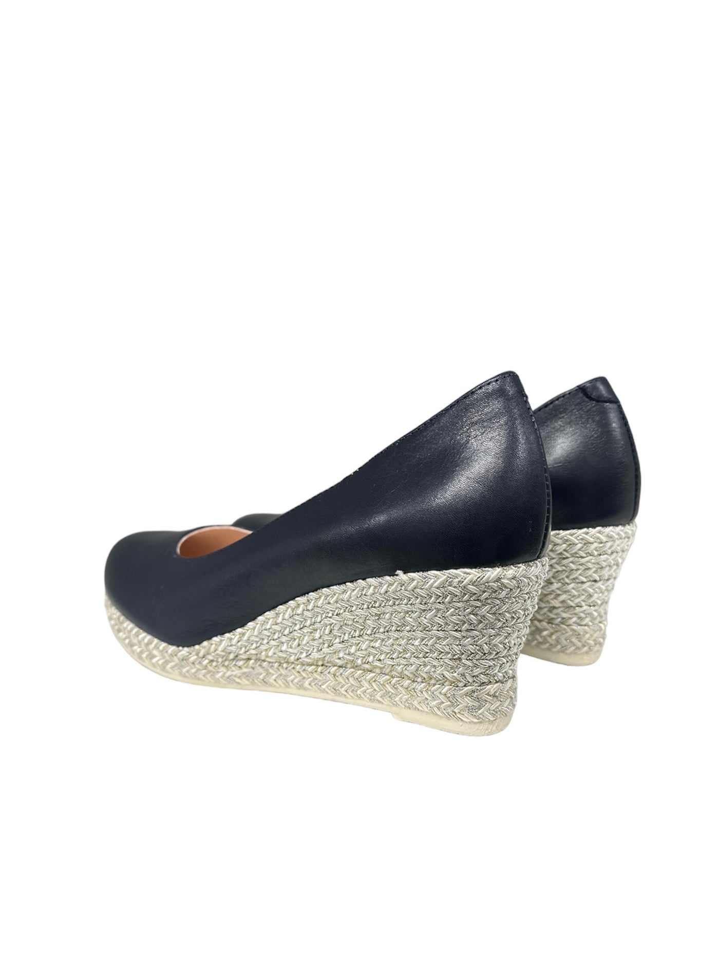 Dark Navy Wedge Shoe