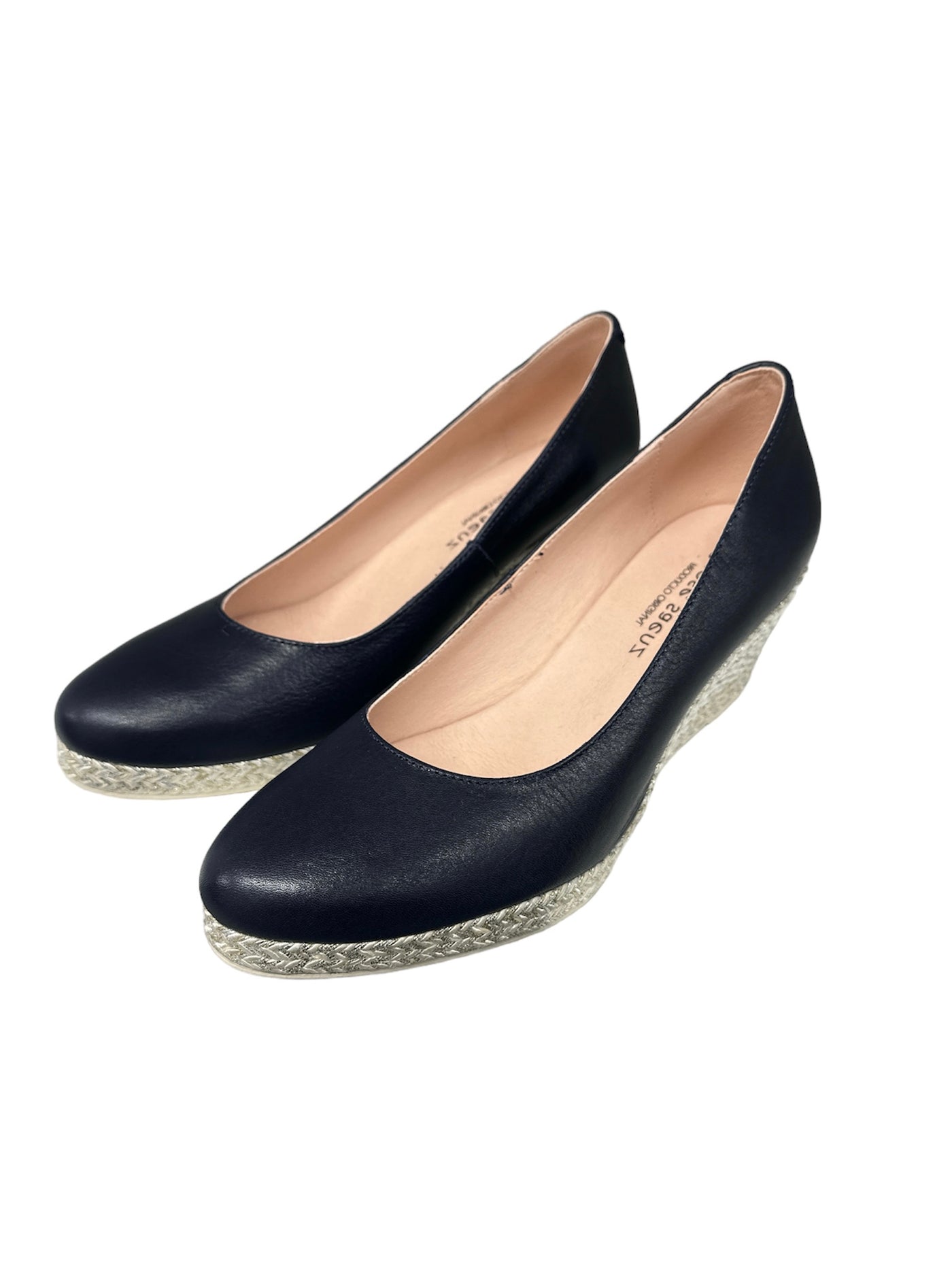 Dark Navy Wedge Shoe