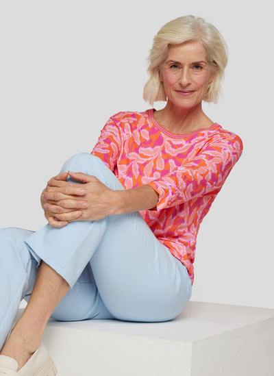 Sunny Side Round Neck Top