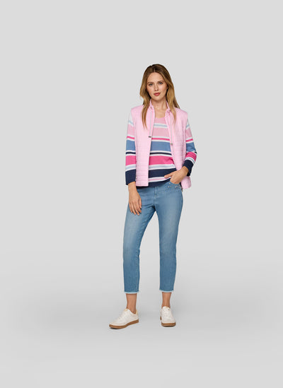 Multicoloured Stripe Knit Jumper