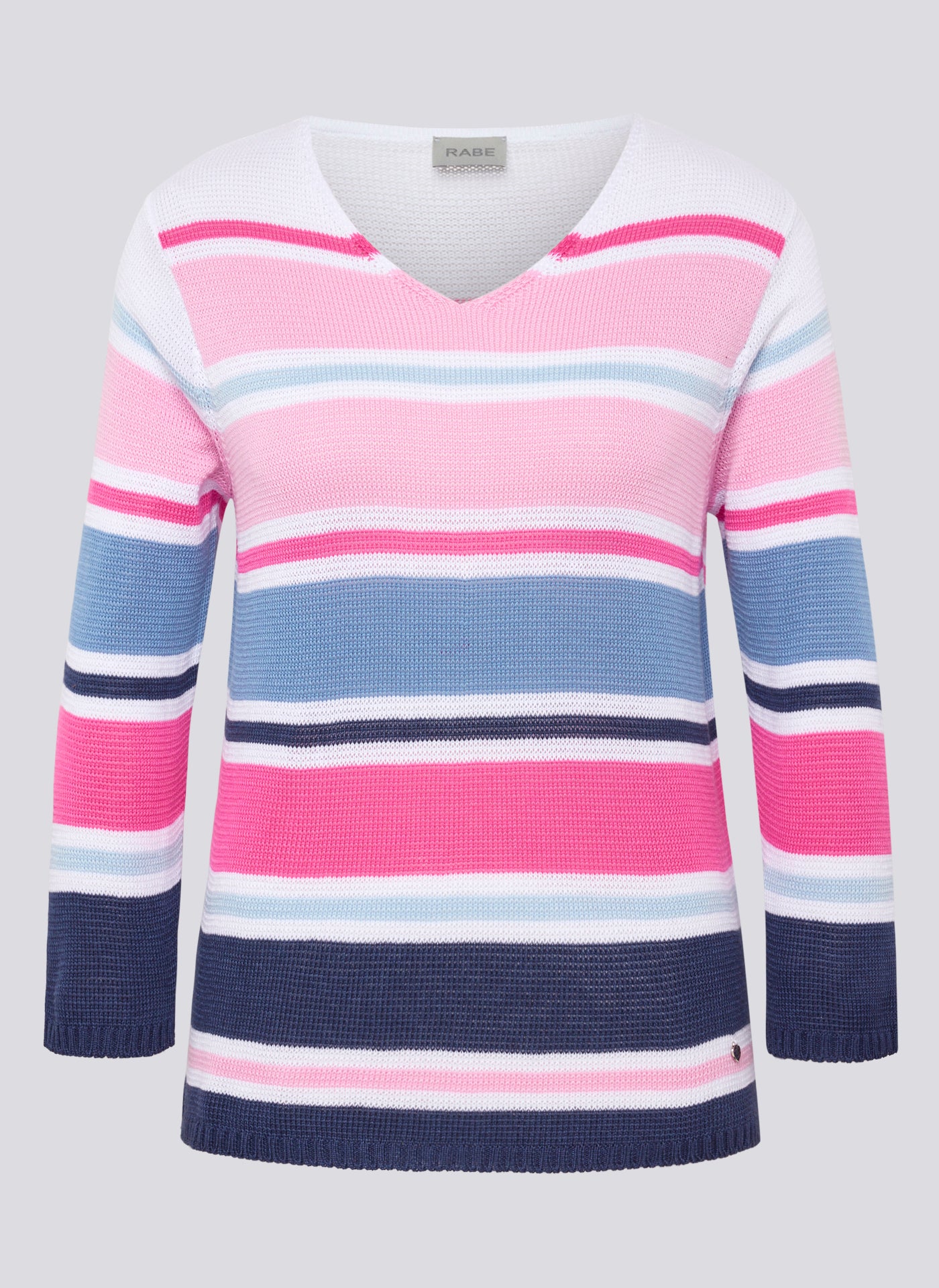 Multicoloured Stripe Knit Jumper