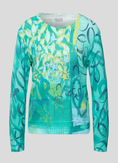 Flow Motion Jumper With Diamonte Detail