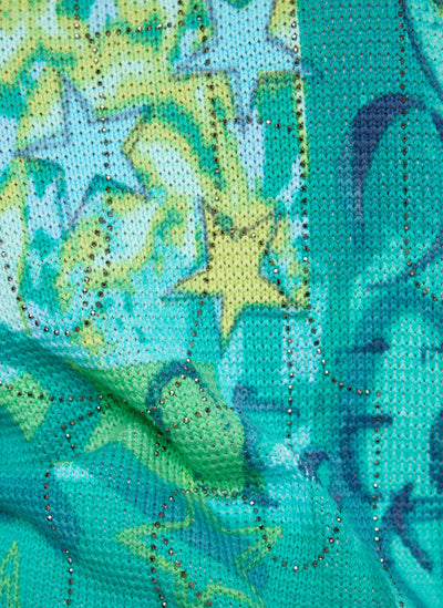 Flow Motion Jumper With Diamonte Detail