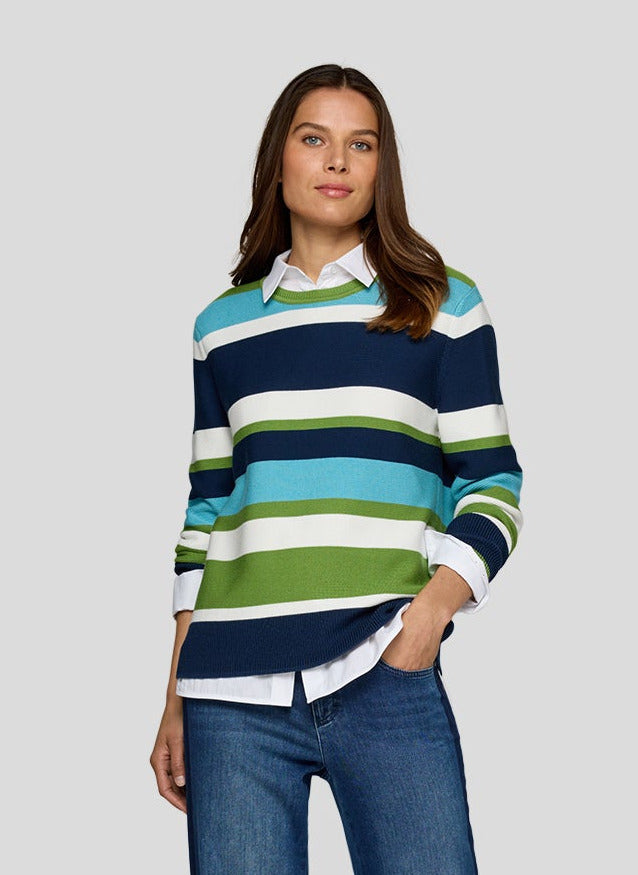 Multicoloured Striped Jumper