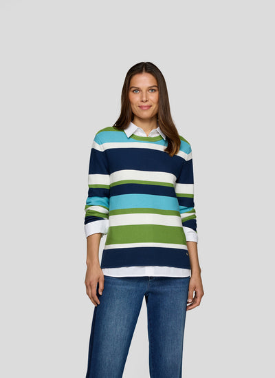 Multicoloured Striped Jumper
