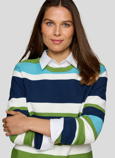 Multicoloured Striped Jumper
