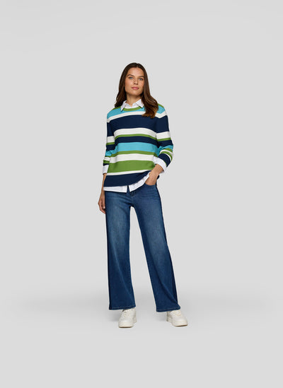 Multicoloured Striped Jumper
