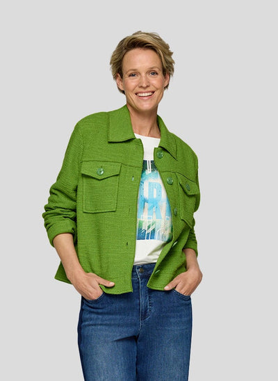 Green Jacket With Breast Pockets