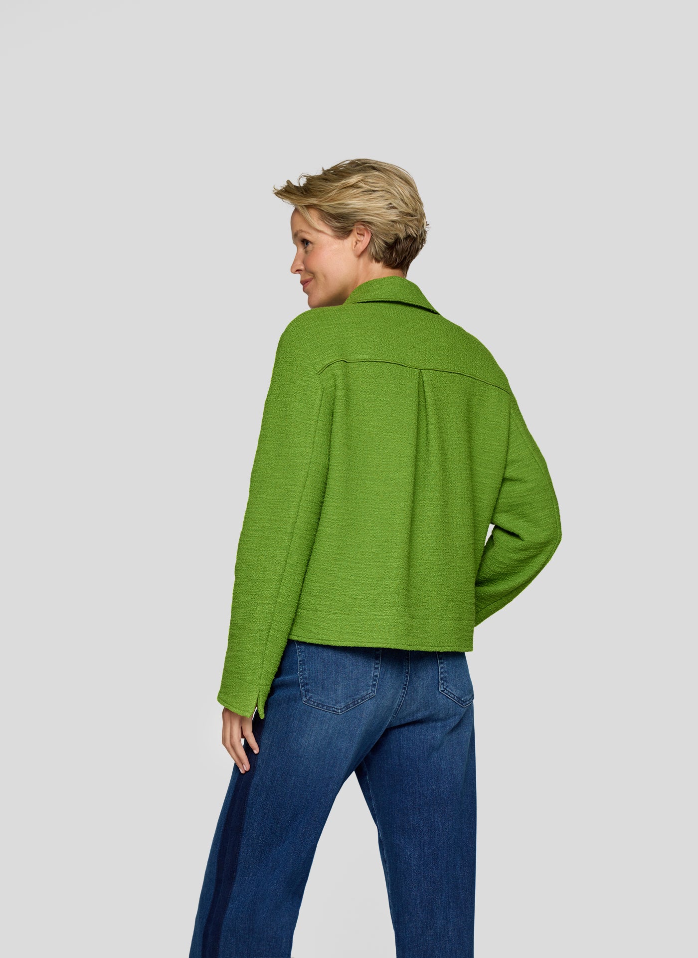 Green Jacket With Breast Pockets