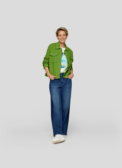 Green Jacket With Breast Pockets