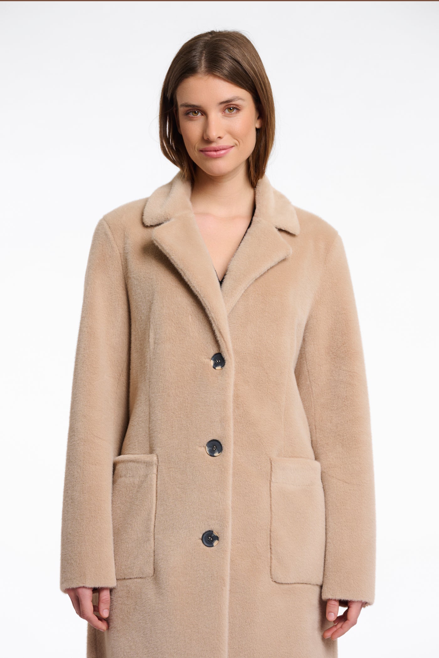 Oat Lenna Faux Fur Coat