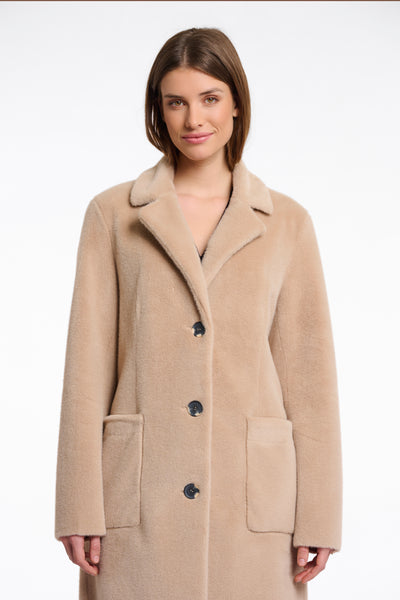 Oat Lenna Faux Fur Coat