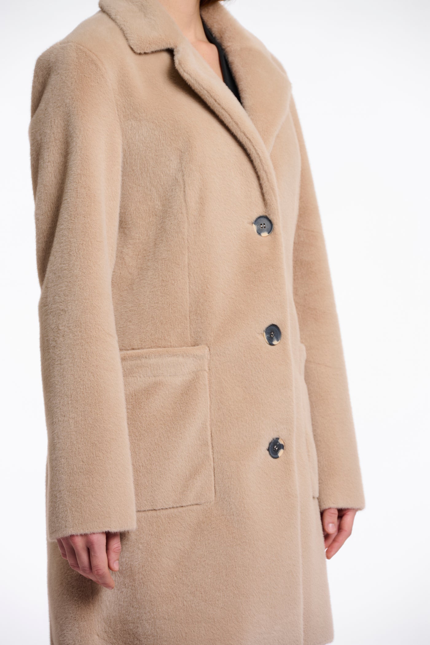 Oat Lenna Faux Fur Coat