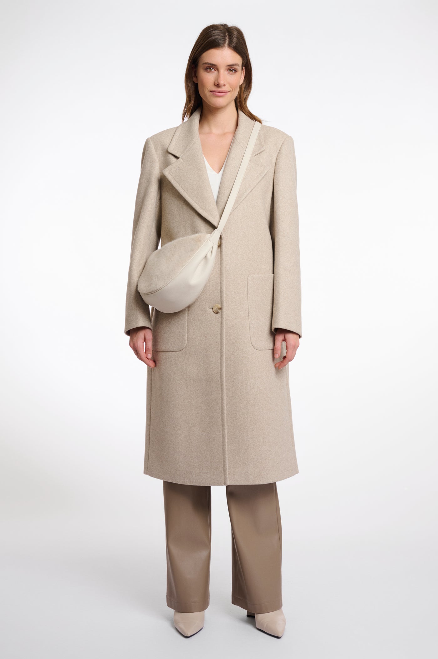 Dalina Birch Round Mini Crossbody Bag