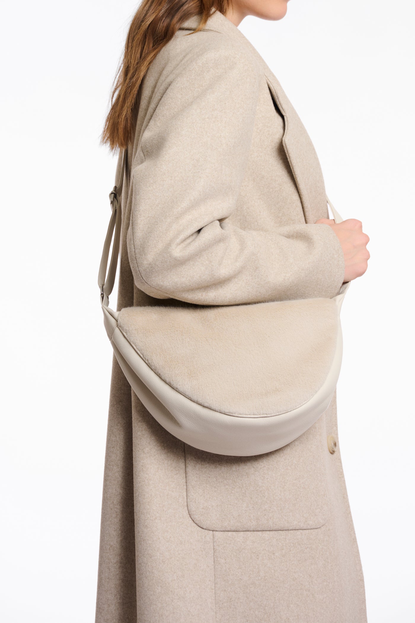 Dalina Birch Round Mini Crossbody Bag