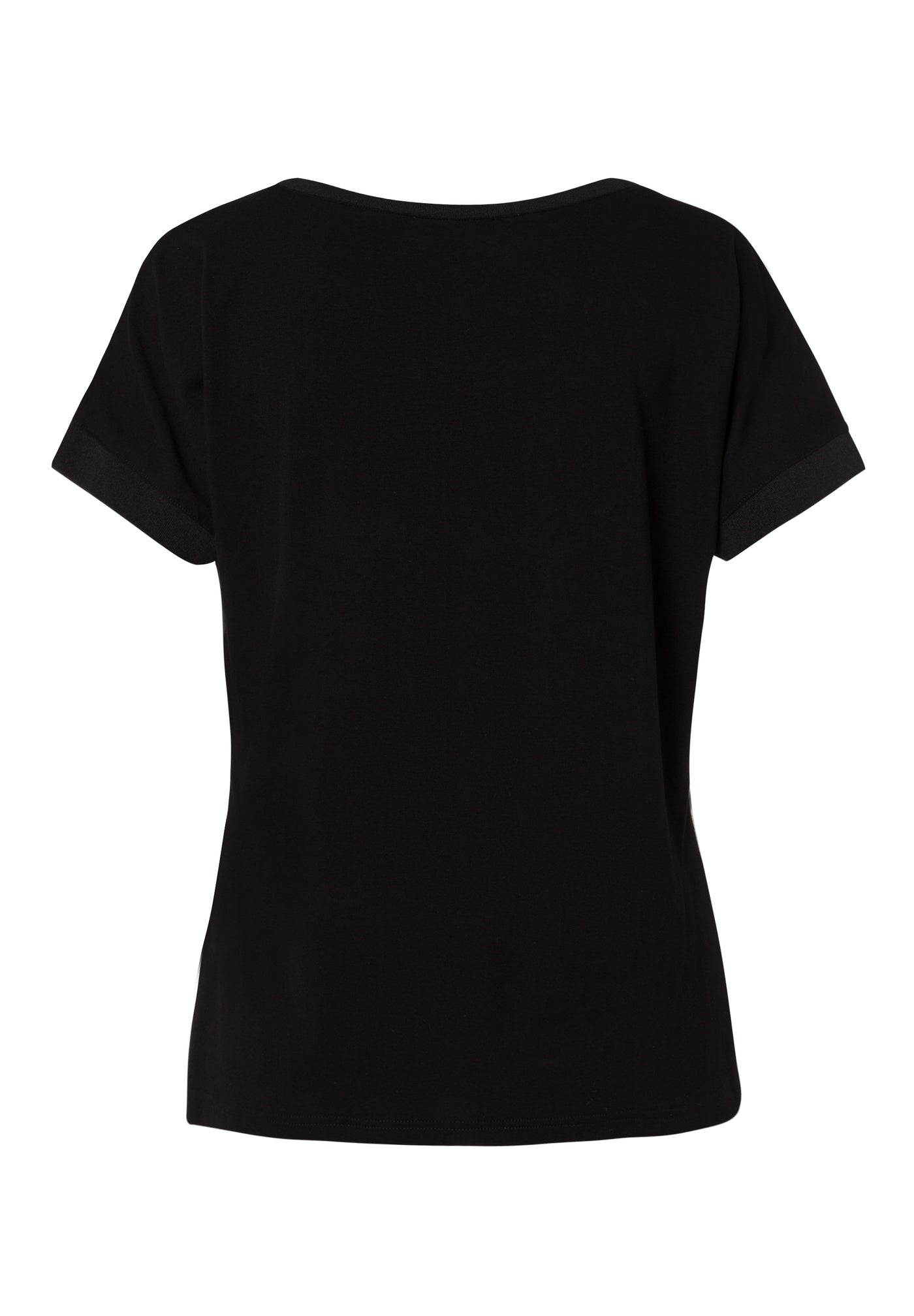 Multi Print T-Shirt With Black Back