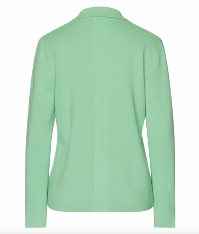Pale Green Long Sleeve Cardigan with Front Pockets